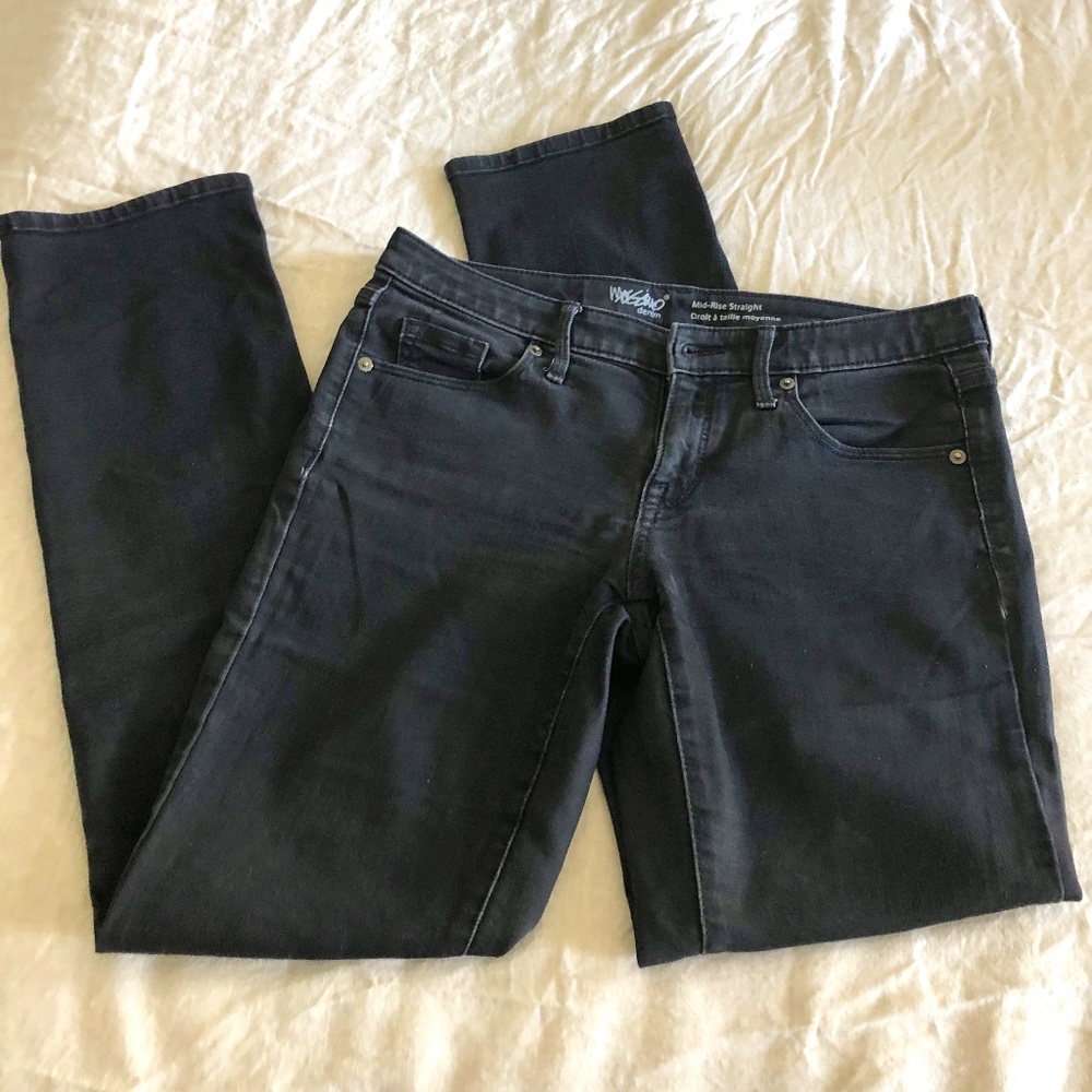 Mossimo Mid-Rise Straight Jeans